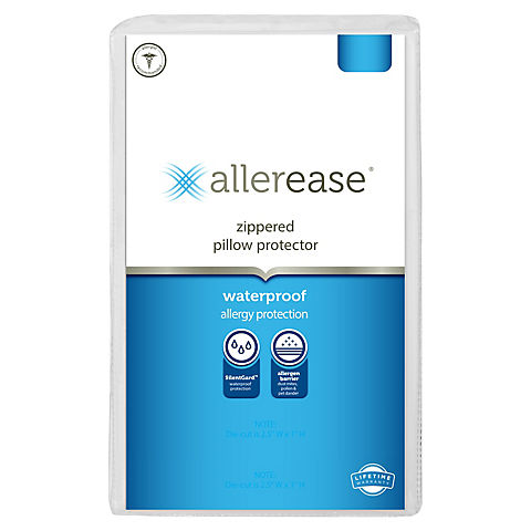 AllerEase Waterproof Allergy Size Pillow Protector