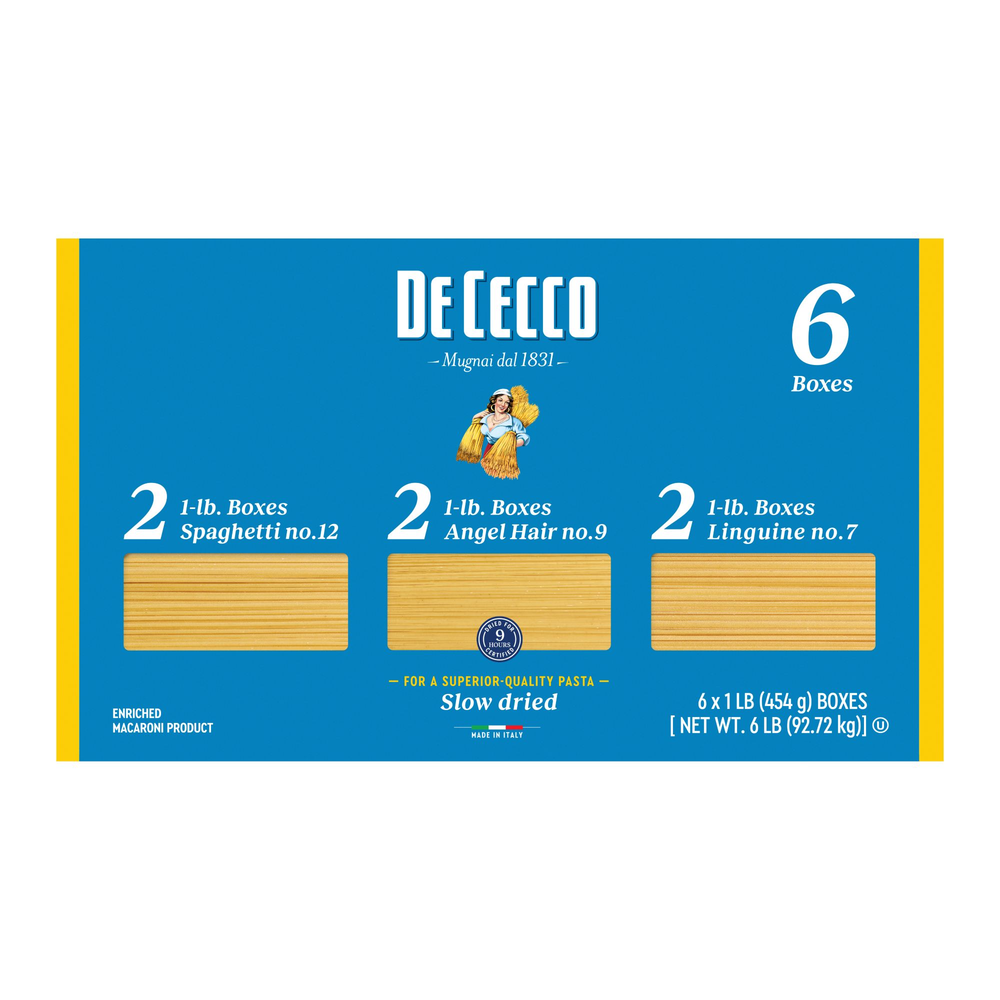 De Cecco Long Cut Italian Pasta Value Pack