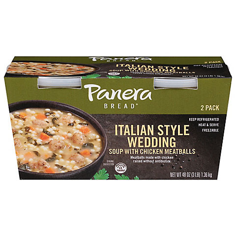 Panera Italian Style Wedding Soup, 2pk./24oz.