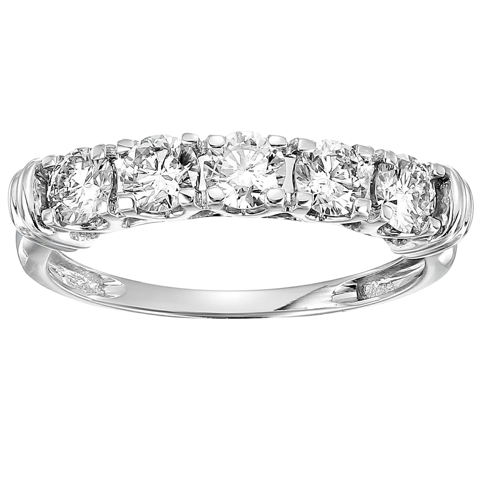 Amairah 1 ct. t.w. Certified 5 Stone Diamond Engagement Ring in 14K White Gold BJ s Wholesale Club