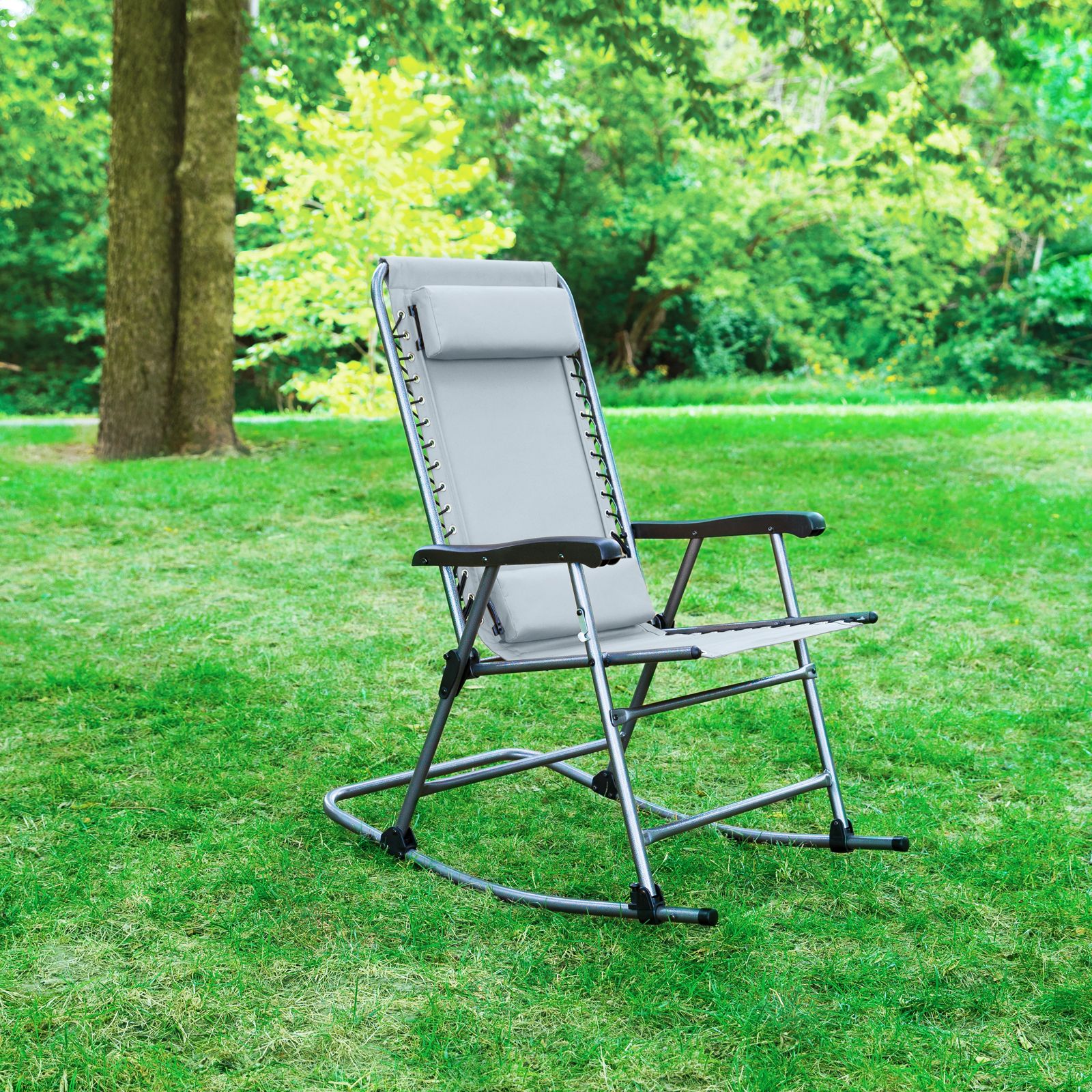 Ready Rocker Portable Rocking Chair - Ideal for Nursery Furniture, Gray