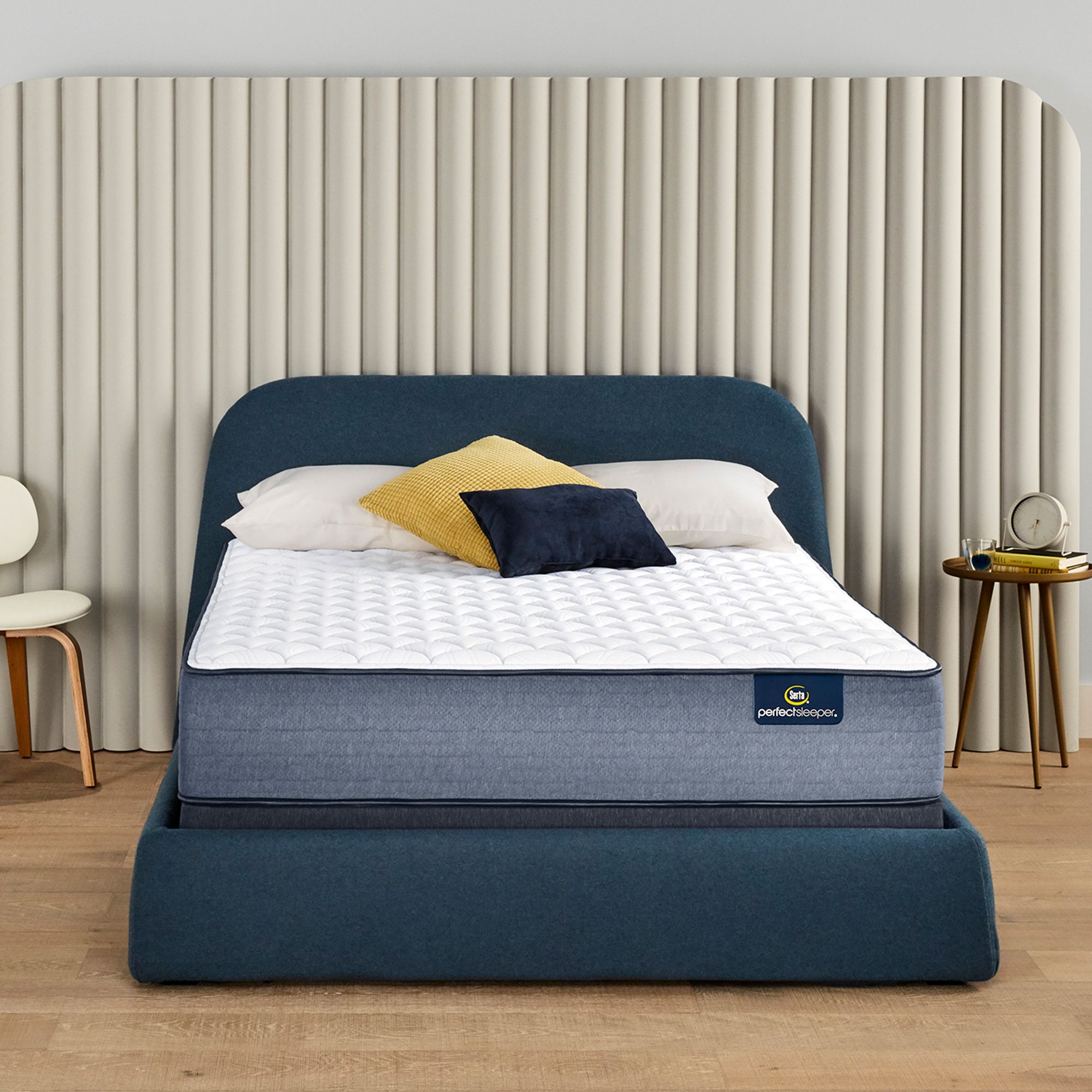 Serta 13.25 Perfect Sleeper Cobalt Supreme Mattress Set - Queen 