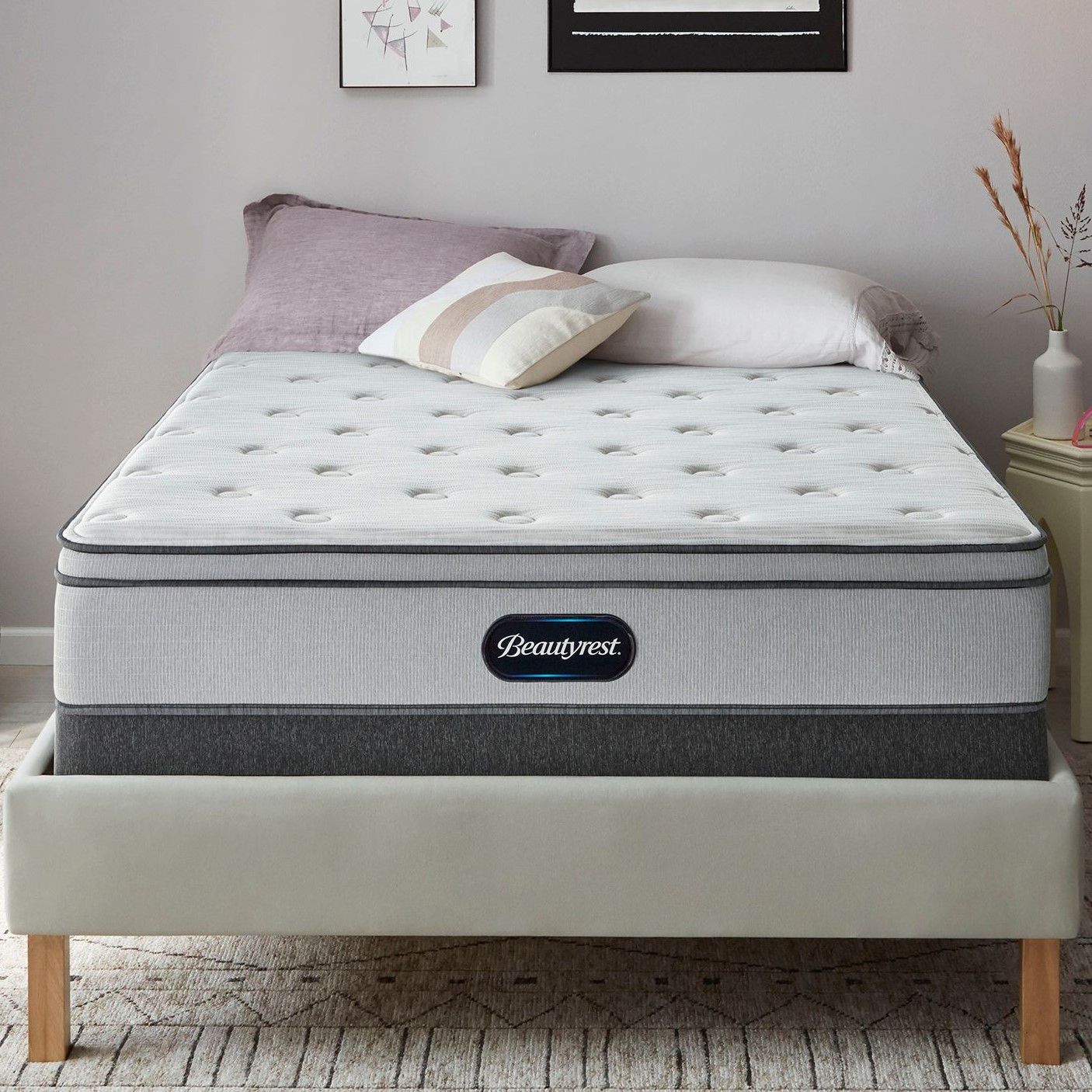 Beautyrest pillow top king size deals mattress