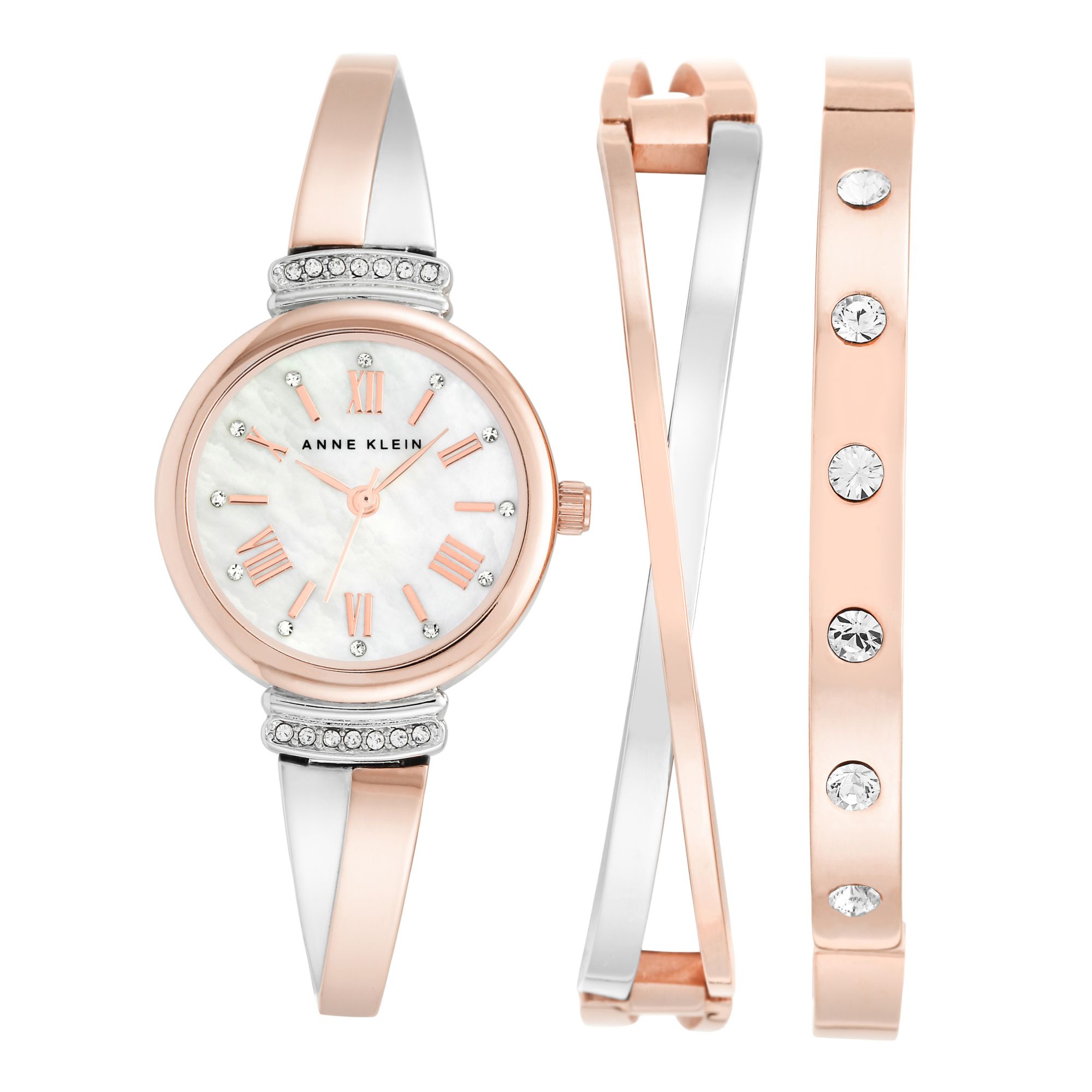 Anne klein watch and bangle cheap set