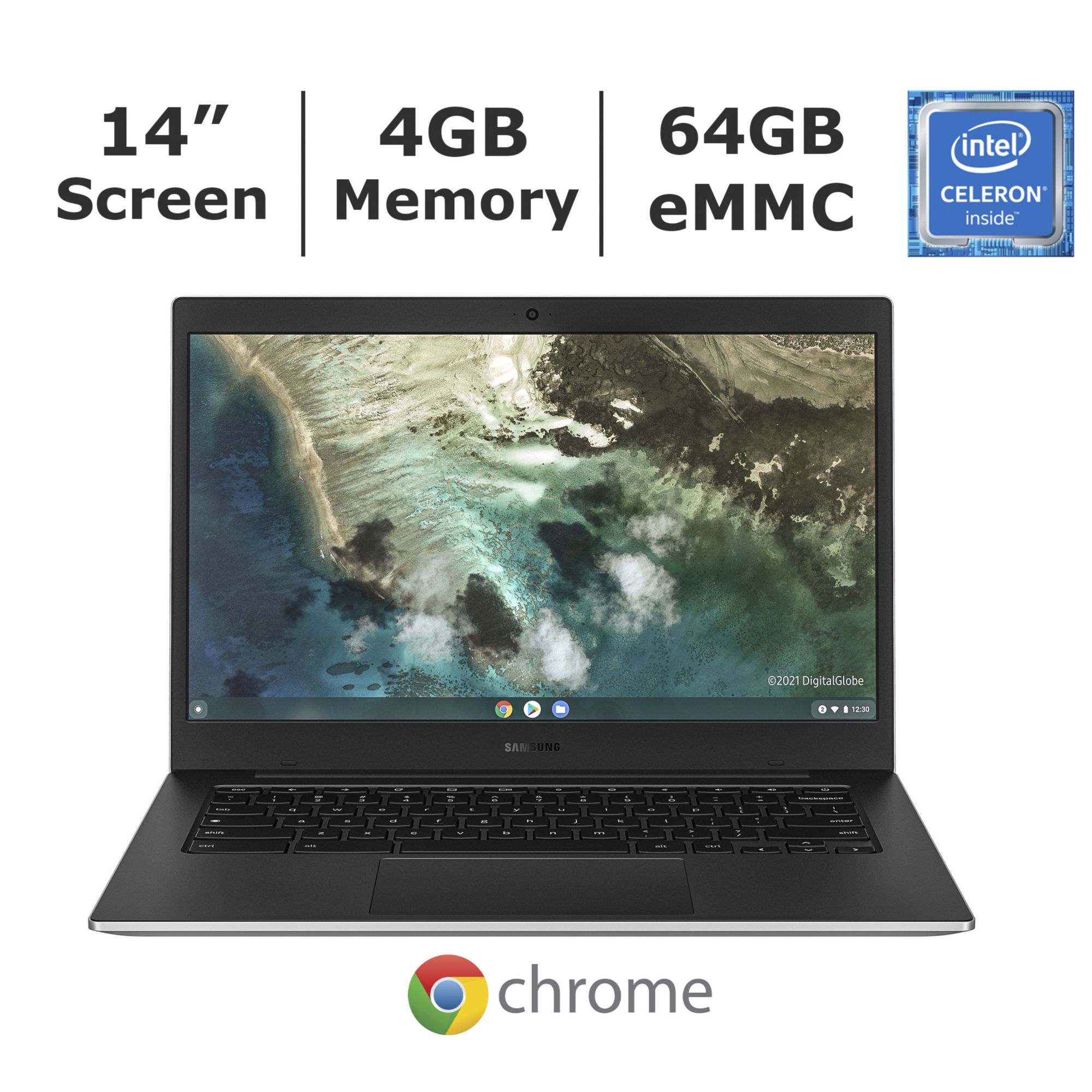 SAMSUNG CHROMEBOOK 12.4 TACTIL (2560x1600) Celeron N4500 4GB eMMC 64GB  CONVERTIBLE