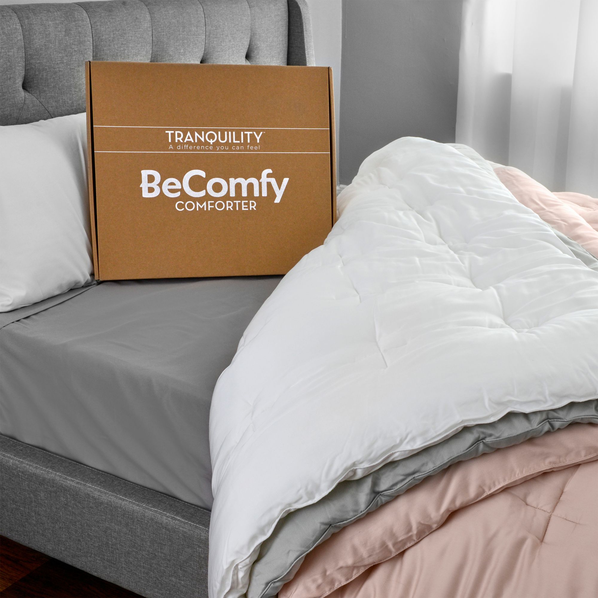 Tranquility BeComfy King Comforter - Gray