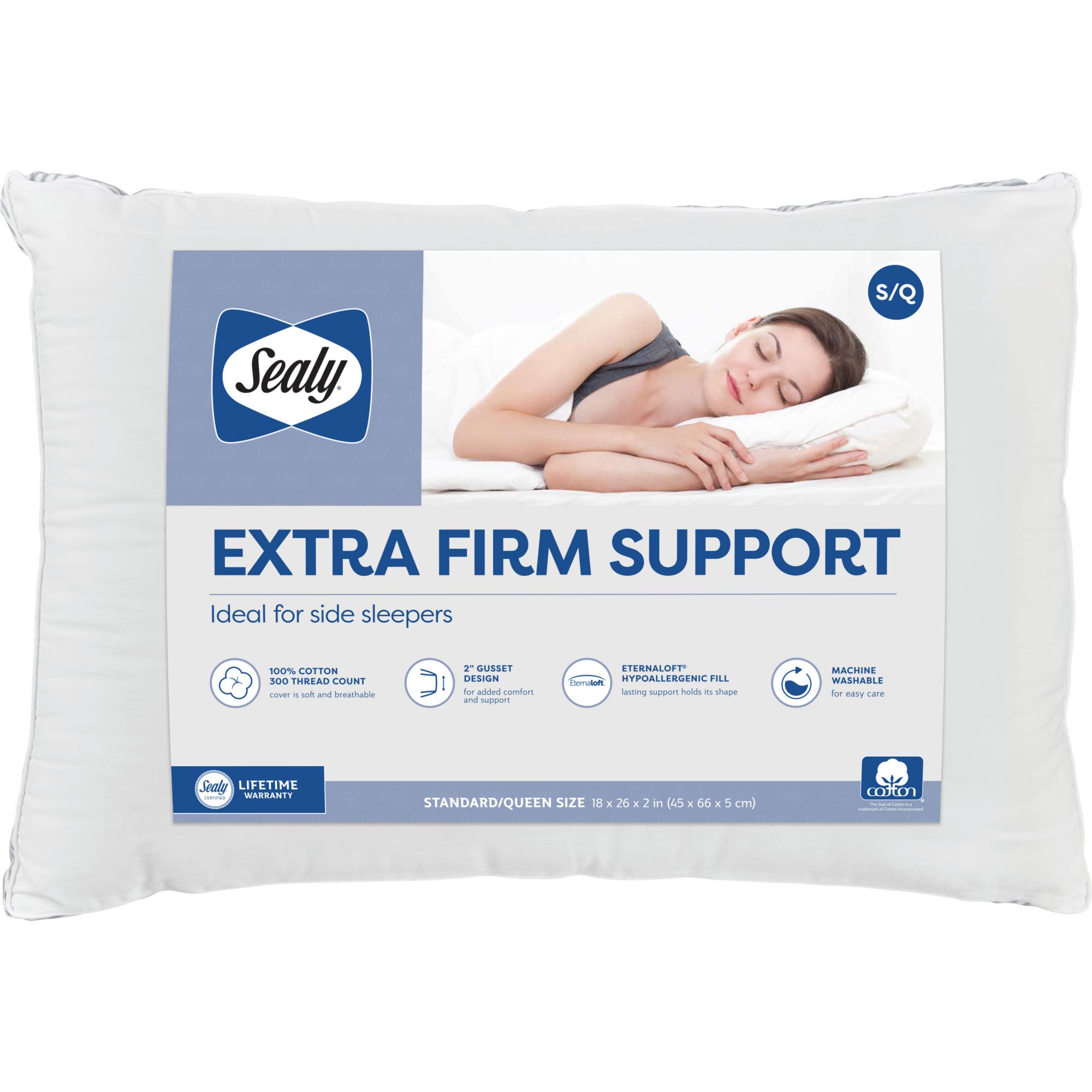 Ideal pillow clearance size