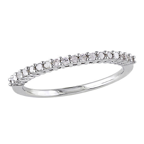 0.2 ct. t.w. Diamond Anniversary Band in Sterling Silver