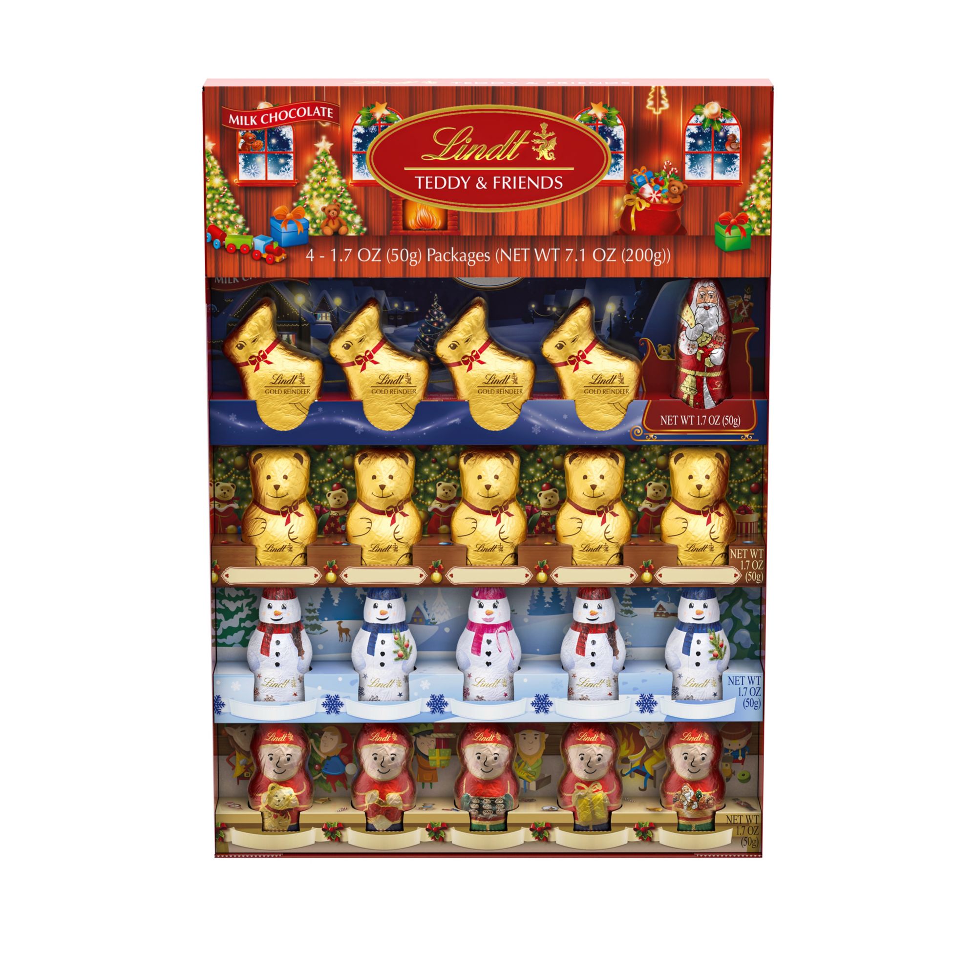 Lindt Holiday Novelty Minis, 4 pk.