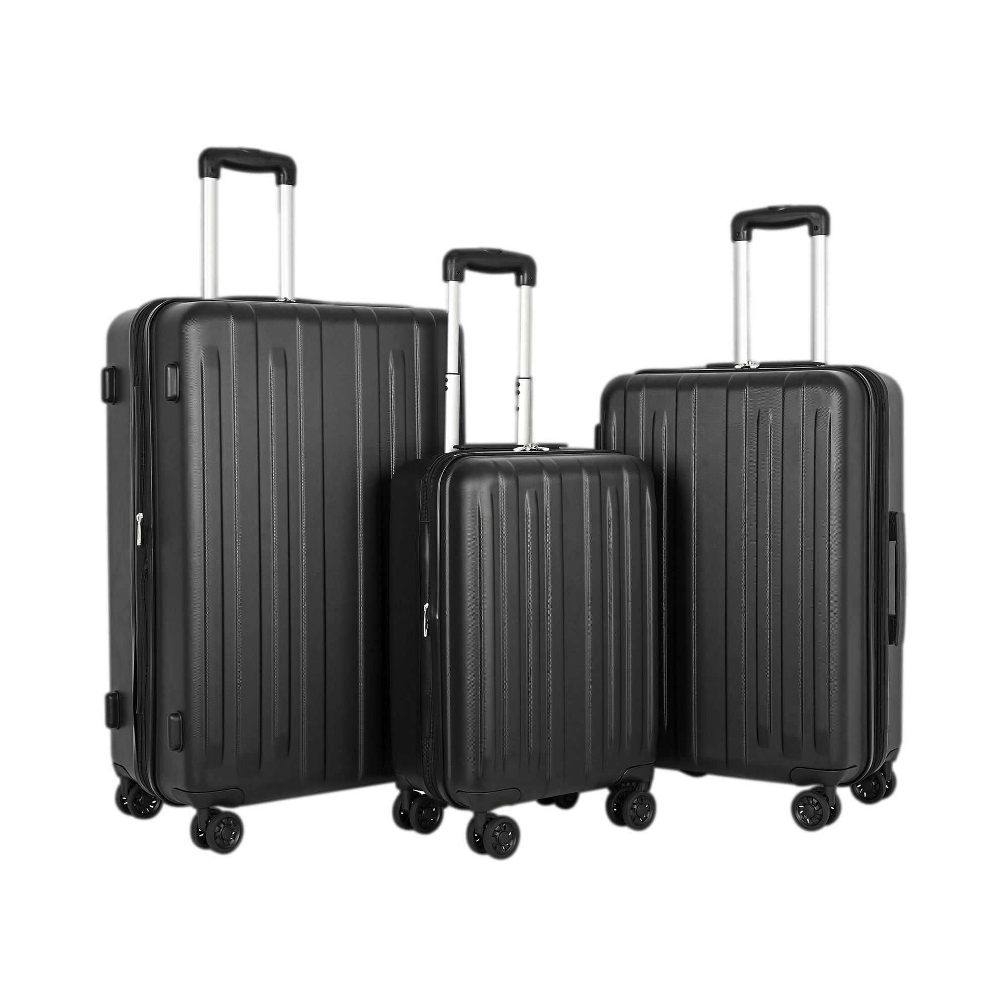 Caster Wheel Black Mini Luggage Trolley Bag, For Travelling, Size