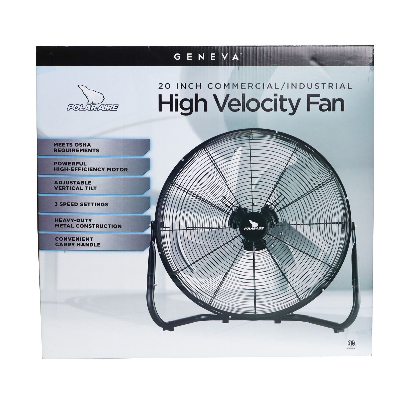 Mainstays 12 inch High Velocity 3-Speed Metal Floor Fan Black with Wall  Mount 