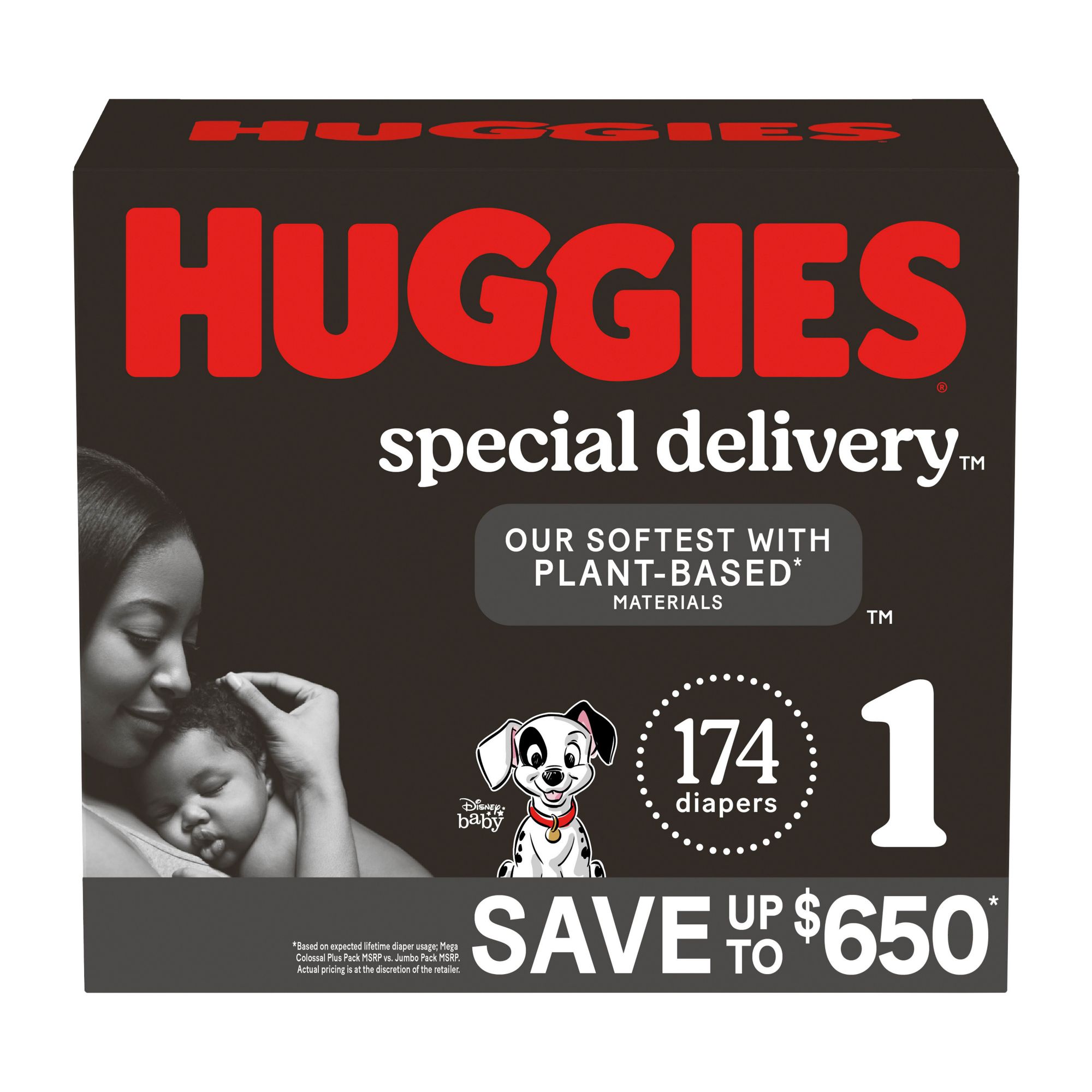 Huggies Plus Diapers Sizes 3 - 6