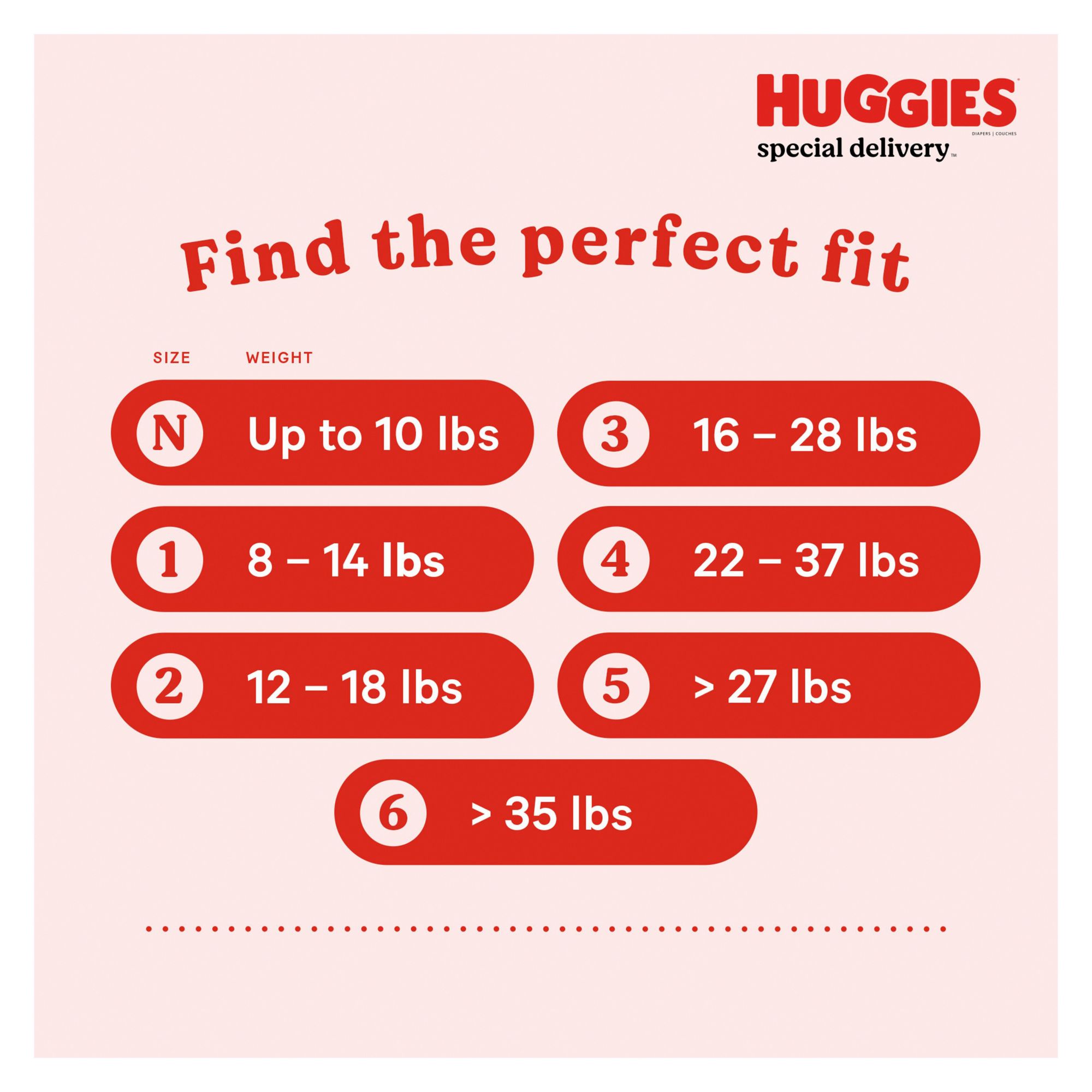 Huggies special delivery 2024 size disposable diapers