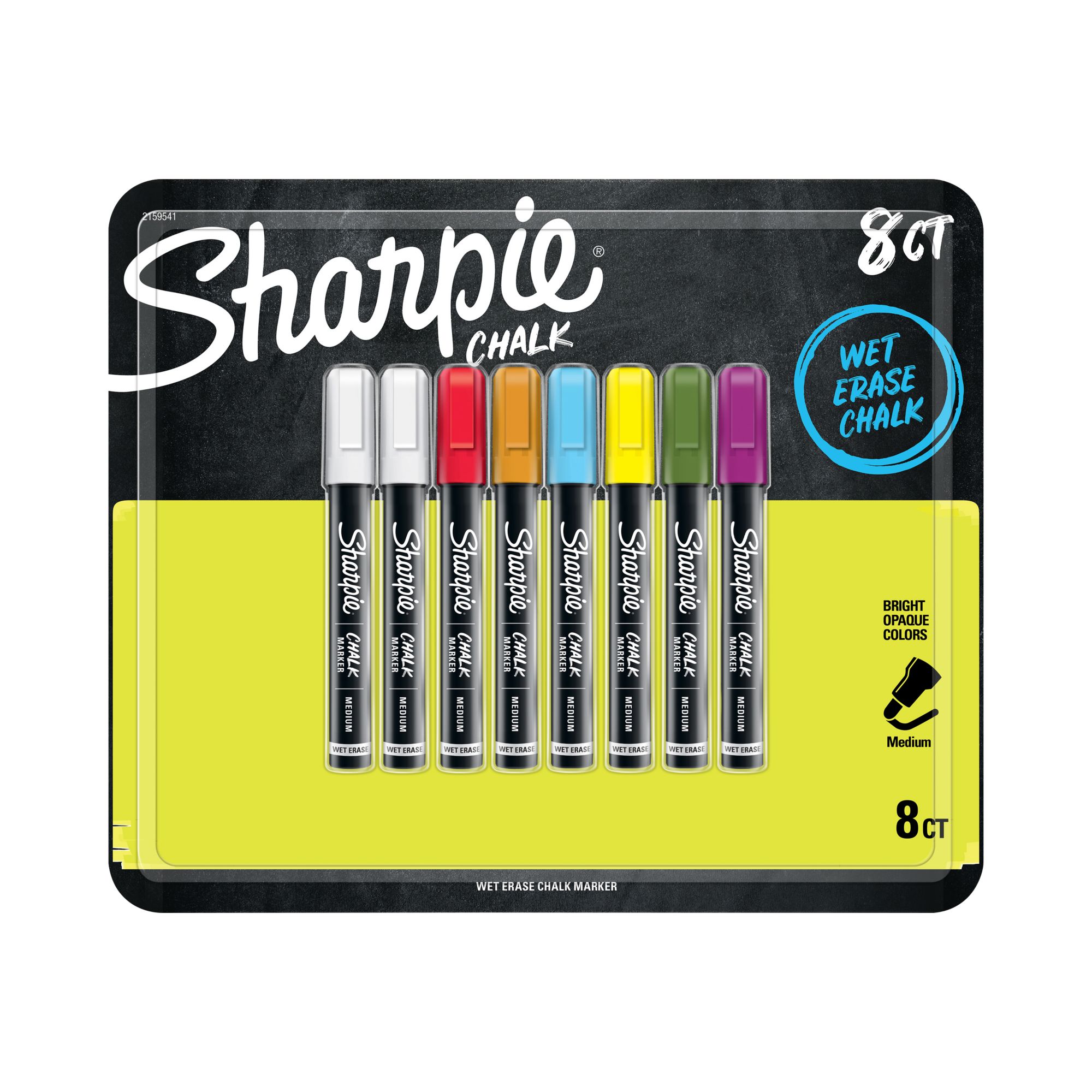 Sharpie Wet Erase Chalk Markers, 8 pk. - Assorted