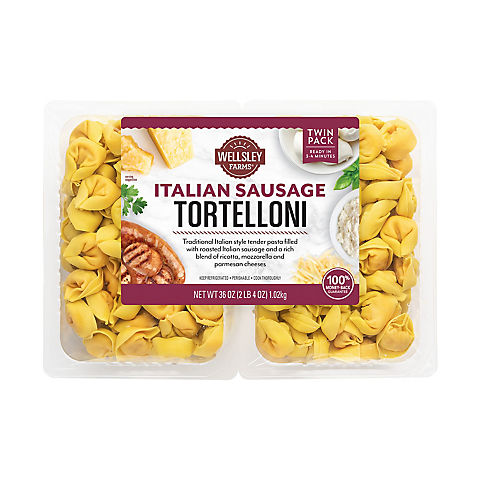 Wellsley Farms Italian Sausage Tortelloni, 36 oz.
