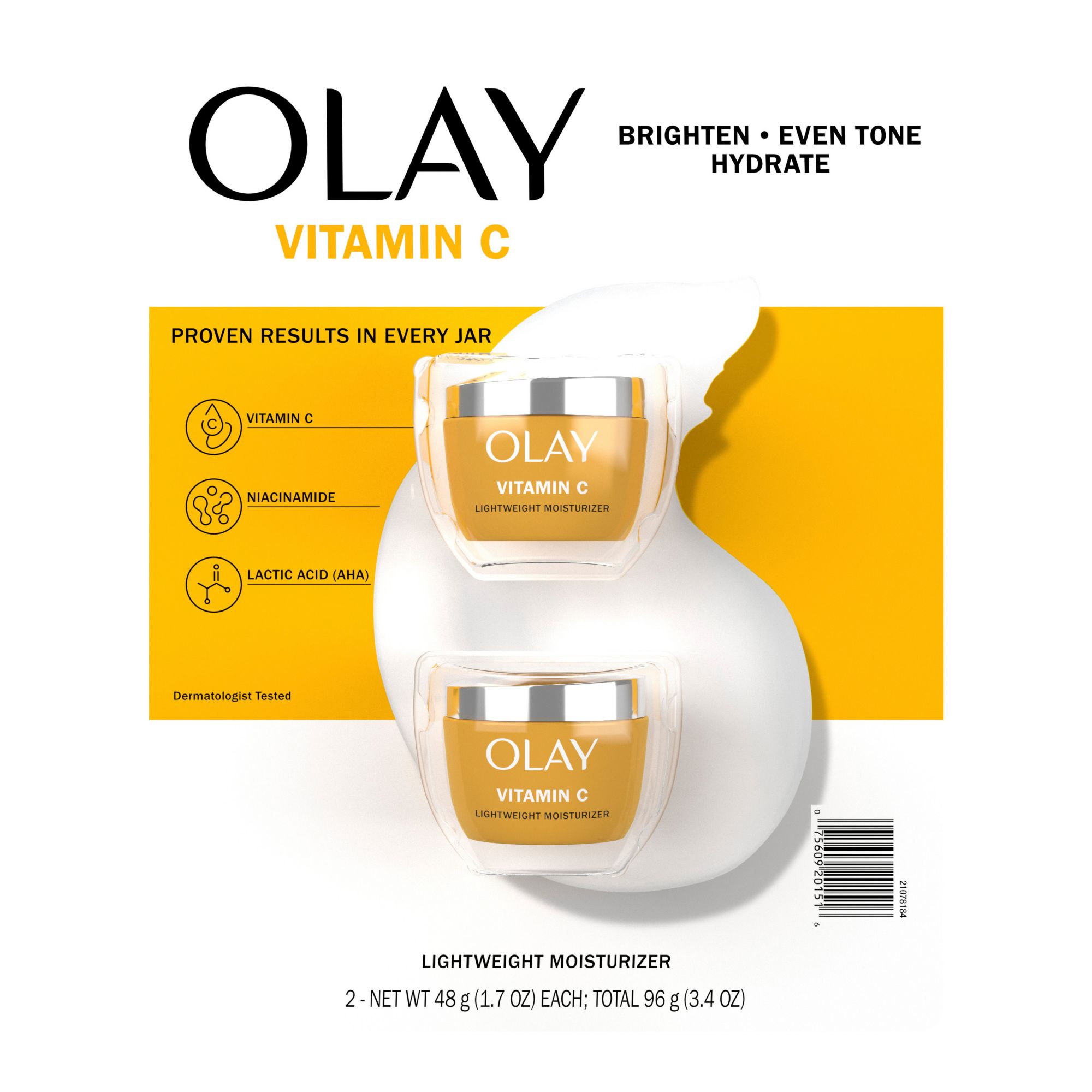 Olay Regenerist Vitamin C + Peptide 24 Facial Cleanser - 5 oz (Pack of 2)