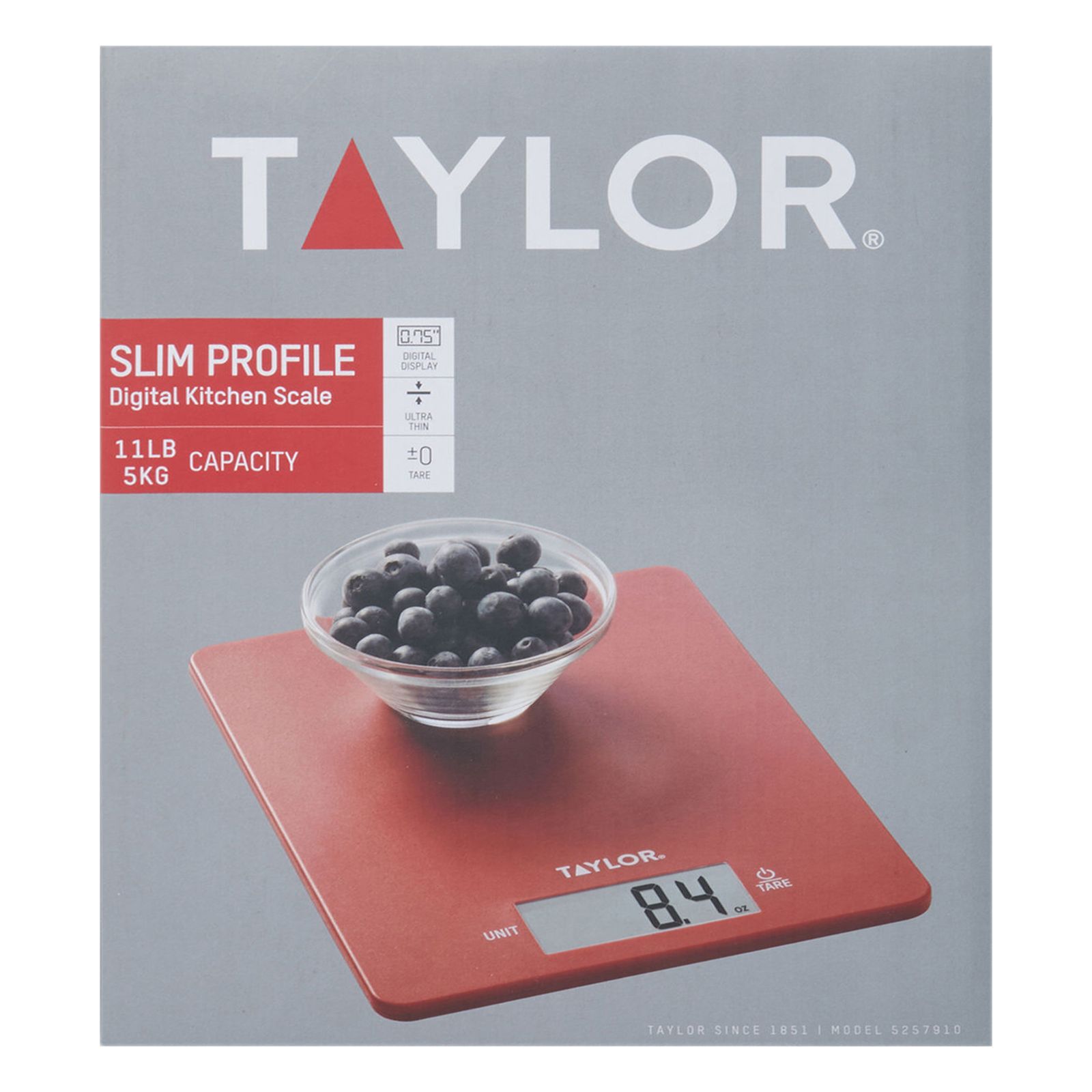 Taylor 8 Lb. Capacity Digital Food Scale