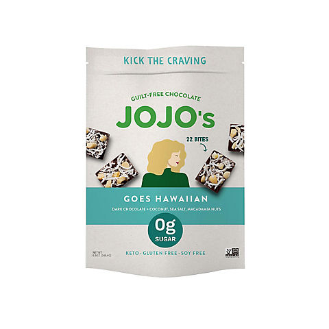 JOJOs Goes Hawaiian Keto Dark Chocolate Bites, 22 ct.
