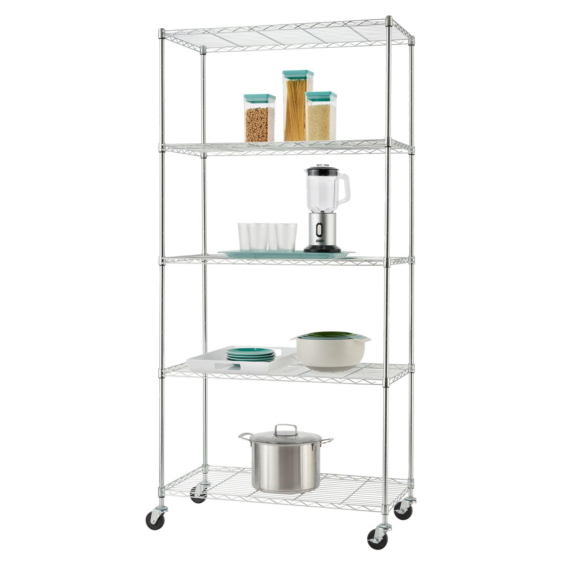 Clearance Sale! 3-Tier Storage Shelves Adjustable,Heavy Duty Storage Rack  Metal Shelf Organizer Wire Rack Shelf for Pantry Garage Kitchen