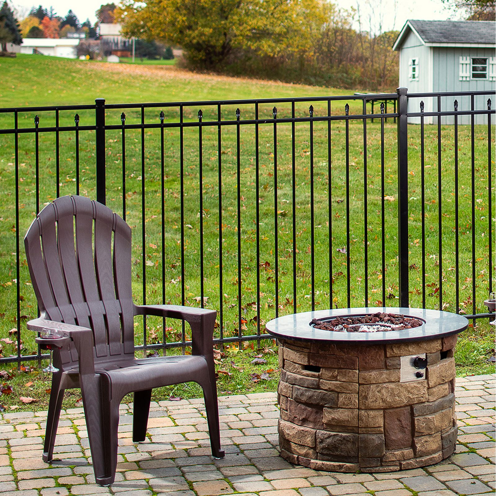 Adams big easy adirondack deals chair brown