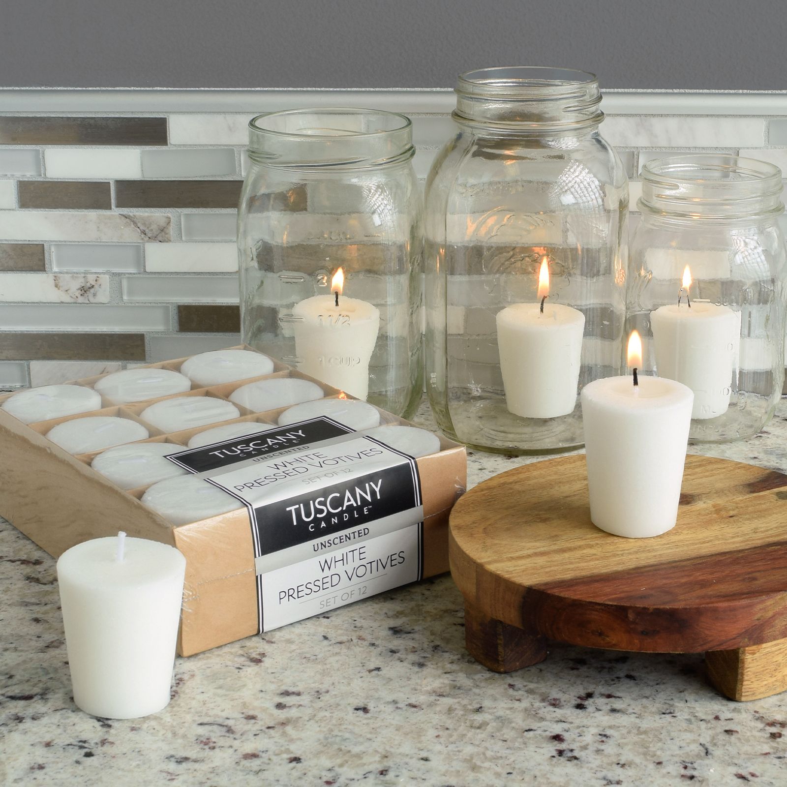 White Party Votive Candles, Hobby Lobby