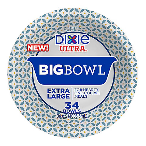Dixie Ultra Big Bowl 34 ct./34 oz.