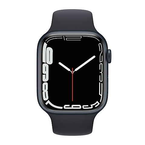 Apple Watch Series 7 GPS with Midnight Aluminum Case, 44mm - Midnight Sport Band