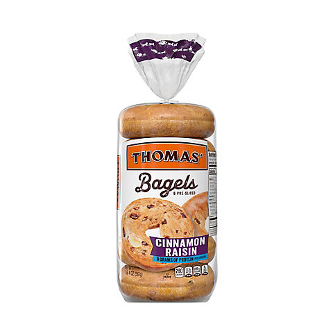 Thomas' Cinnamon Raisin Swirl Bagels, 20 oz.
