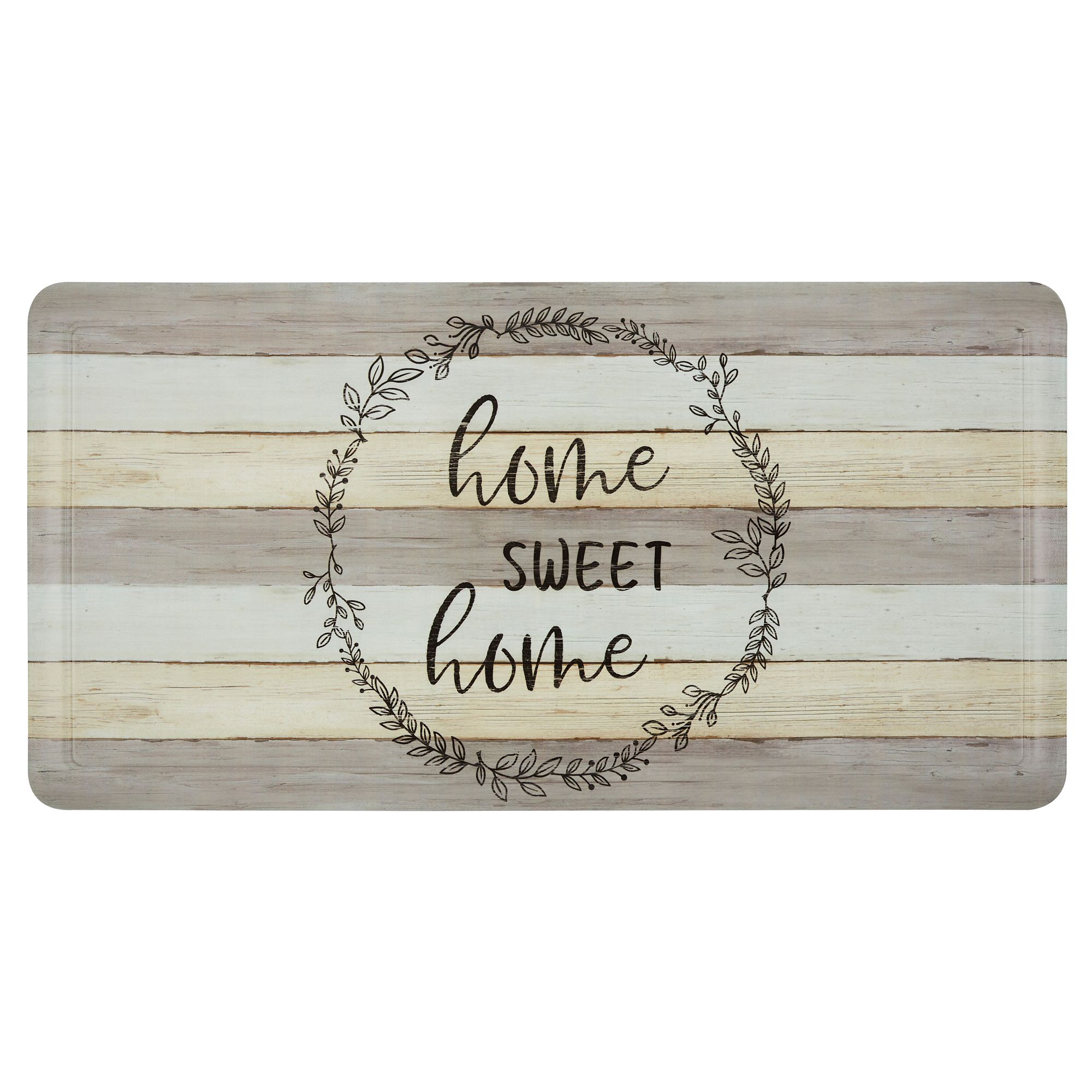 Home Dynamix Cat Cora Gentle Step Home Sweet Home Kitchen Mat Gray
