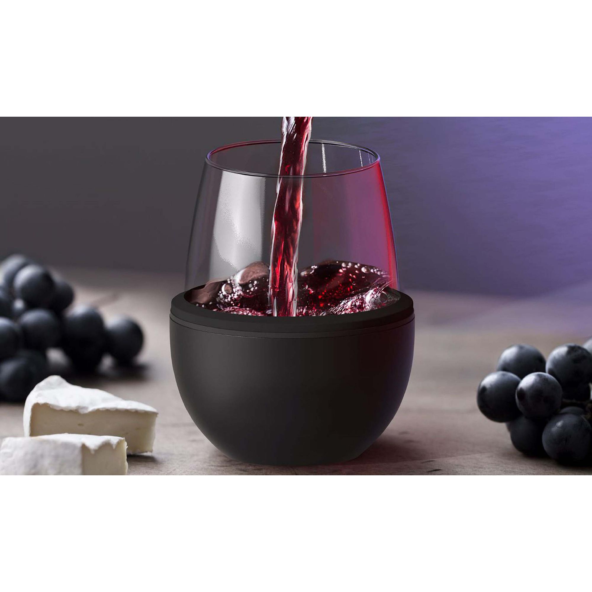 Asobu Wine Kuzie, 2 pk. - Black/Silver