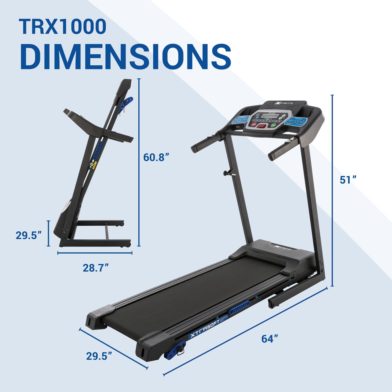 XTERRA Fitness TRX1000 Treadmill BJ s Wholesale Club