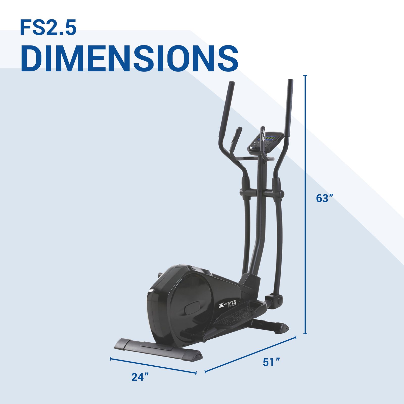 XTERRA Fitness FS2.5 Elliptical Trainer BJ s Wholesale Club