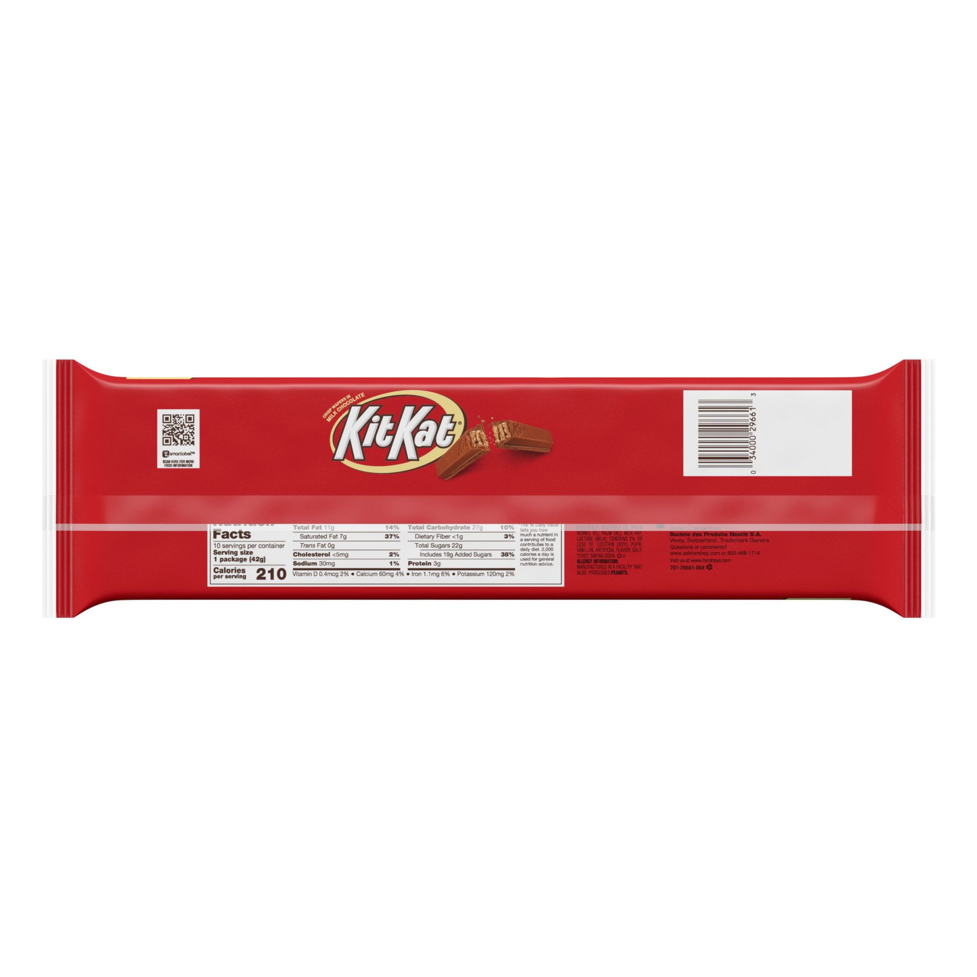 Kit Kat Milk Chocolate Wafer Snack Size Candy - 32 oz