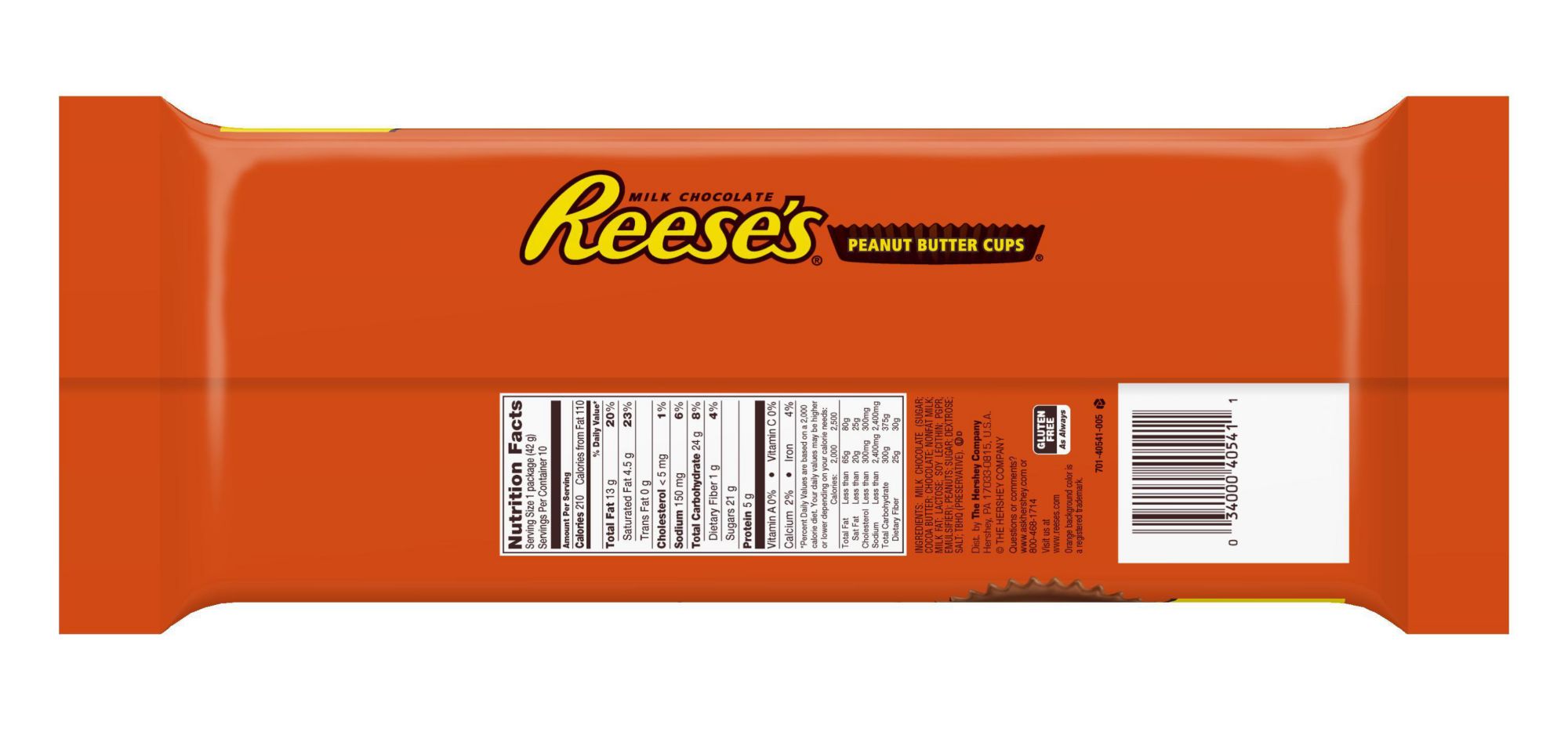 REESE'S Milk Chocolate Snack Size Peanut Butter Cups, 33 oz bag