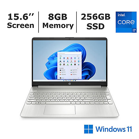 HP 15-dy2033nr Laptop, Intel Core i7-1165G7 Processor, 8GB Memory, 256GB SSD