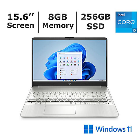 HP 15-dy2032nr Laptop, Intel Core i5-1135G7 Processor, 8GB Memory, 256GB SSD