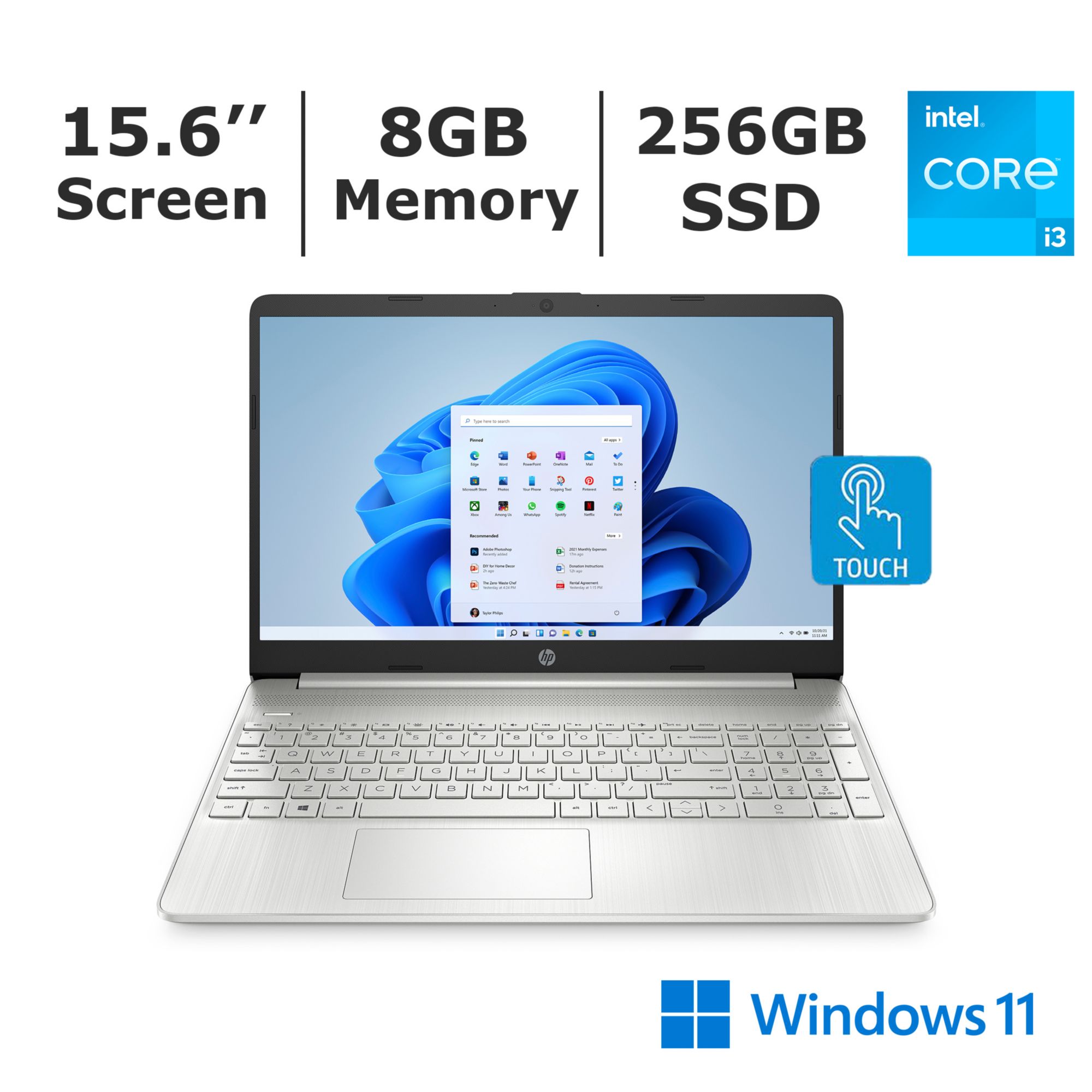 HP 15-dy2031nr Laptop, Intel Core i3-1115G4 Processor - BJs