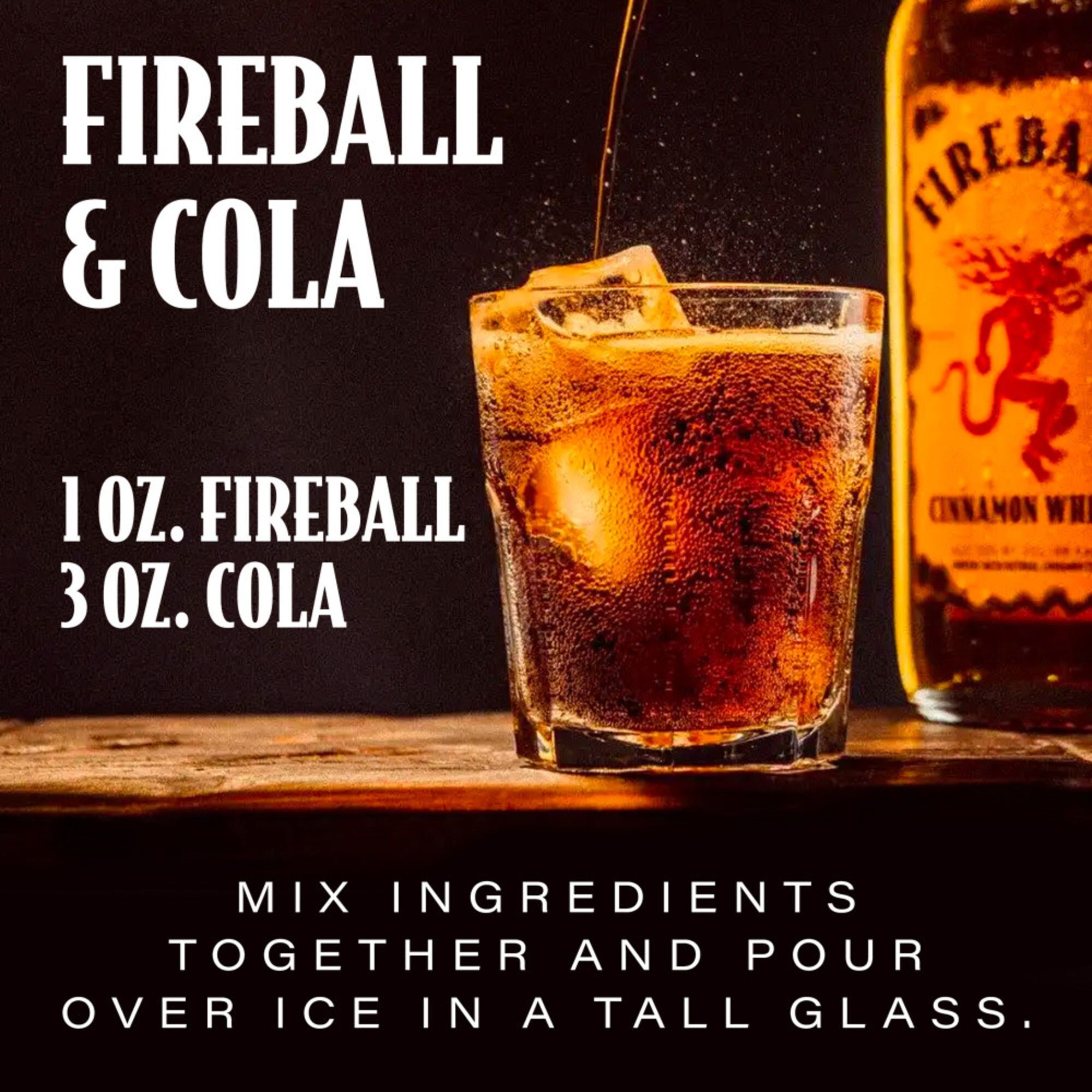 Fireball Cinnamon Canadian Whisky, 1.75L