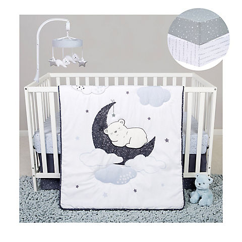 Sammy & Lou Bearly Dreaming with Crib Bedding Set, 7 Pc.