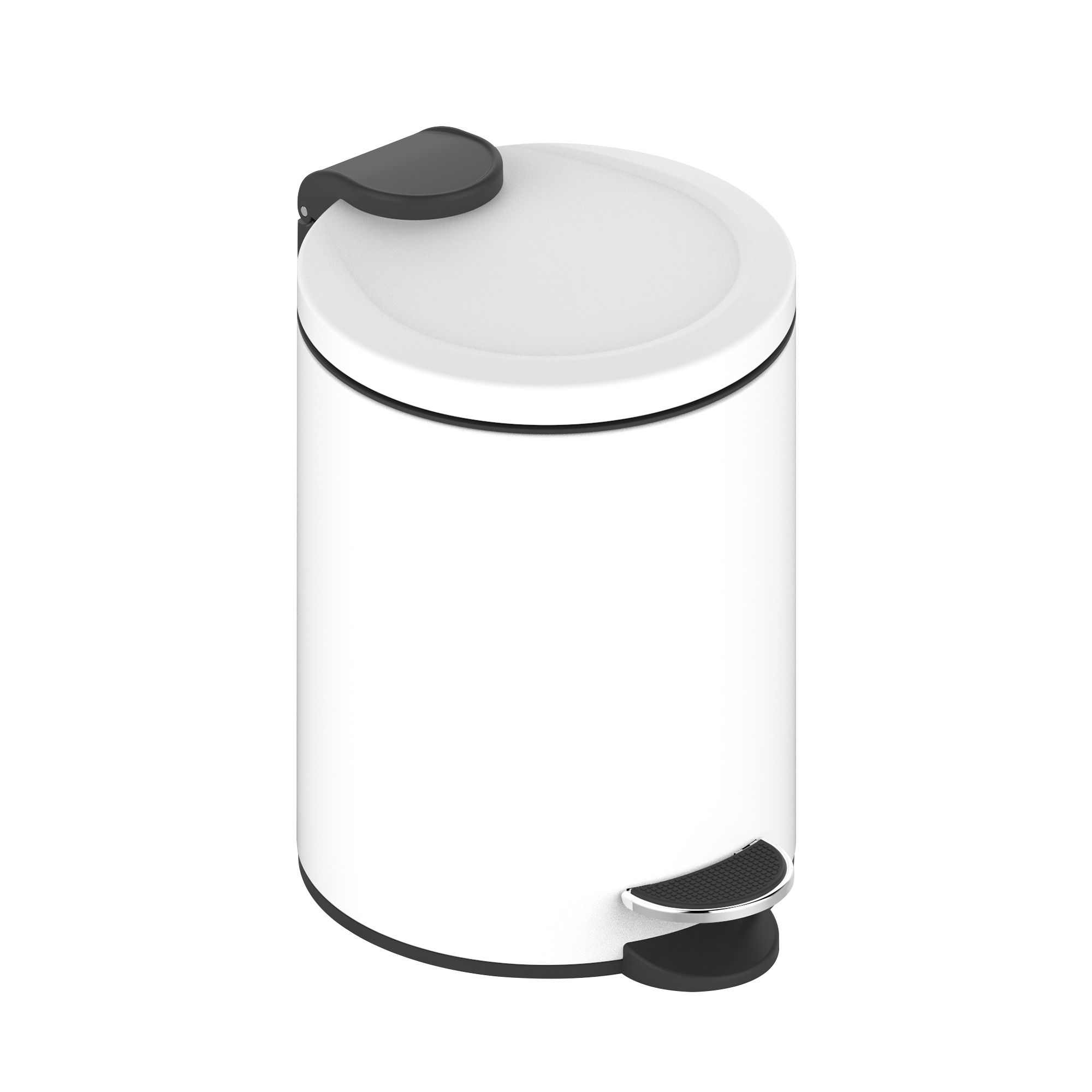 Gallon and 3.2 Gallon Trash Can Combo, Rectangular Shape Step Can