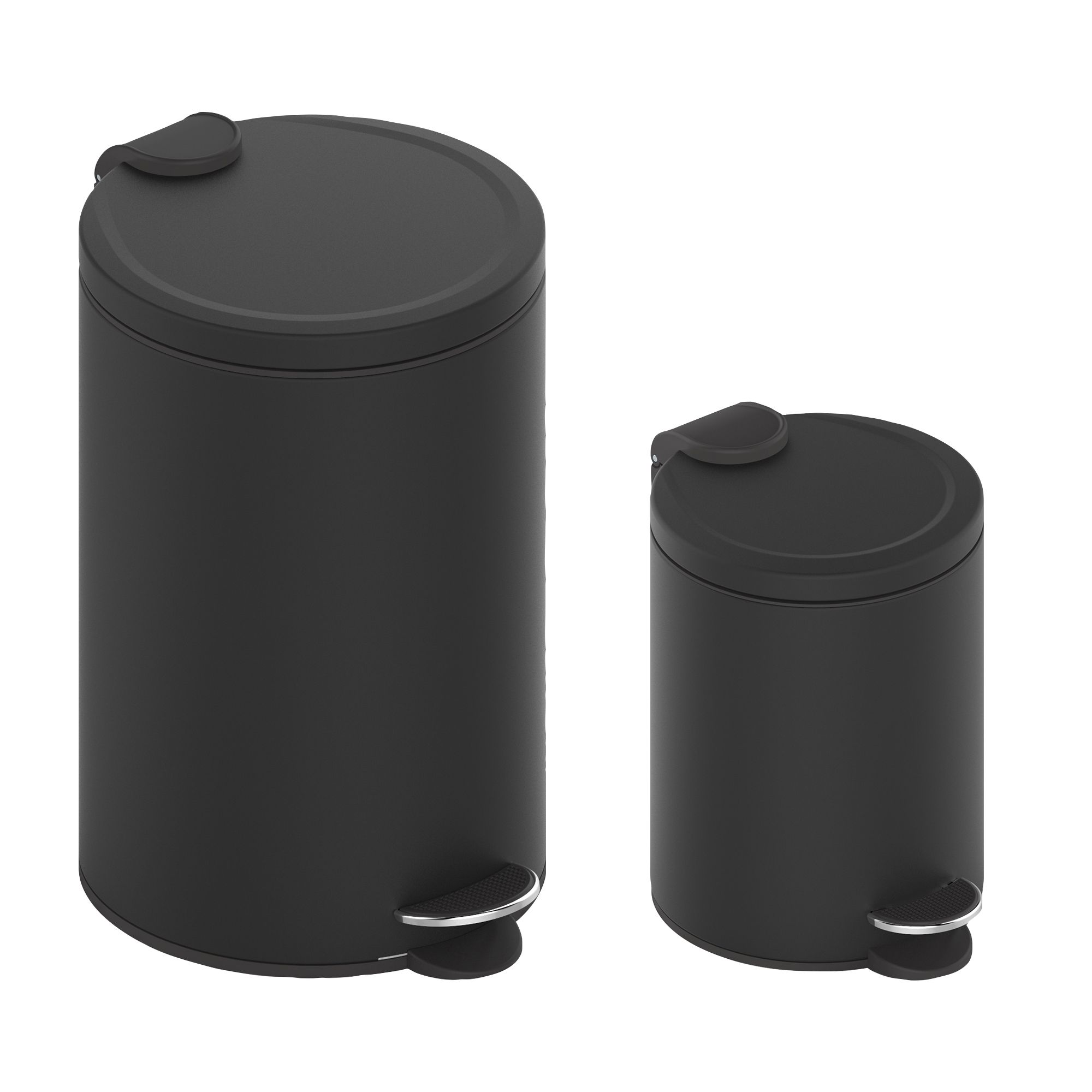 Black Plastic Buckets - ​Available in 3.2 Gallon