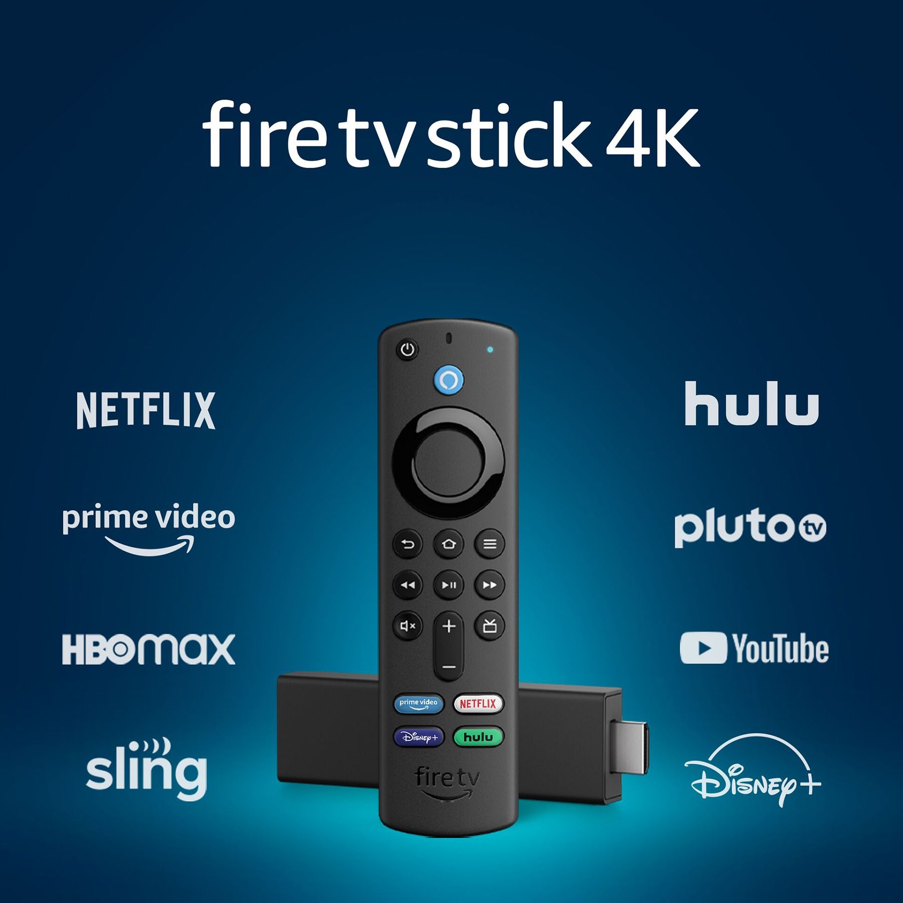 Fire TV Stick 4K streaming device, thousands of 4K Ultra HD