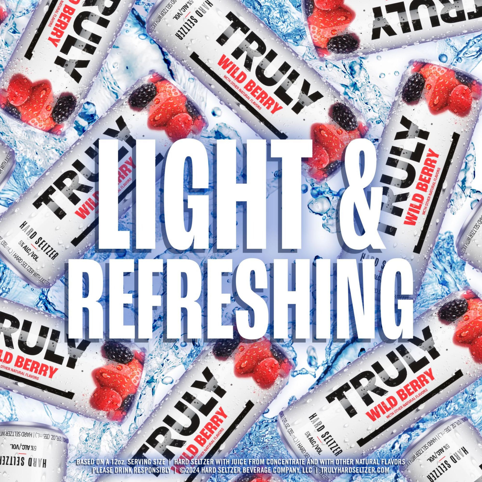 Truly Hard Seltzer Berry Variety Pack, Cans, 12 pk./12 fl. oz.