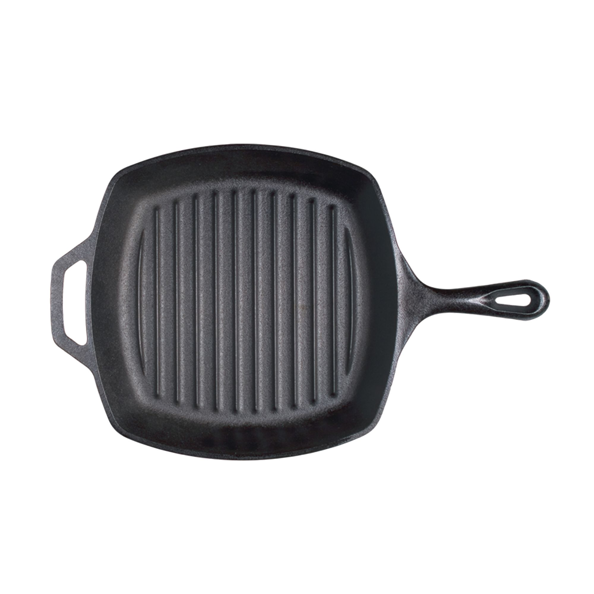 LODGE 10.25 INCH SEASONED CAST IRON GRILL PAN L8GPS (SILICONE HANDLE HOLDER  INCLUDED) - Northwoods Wholesale Outlet