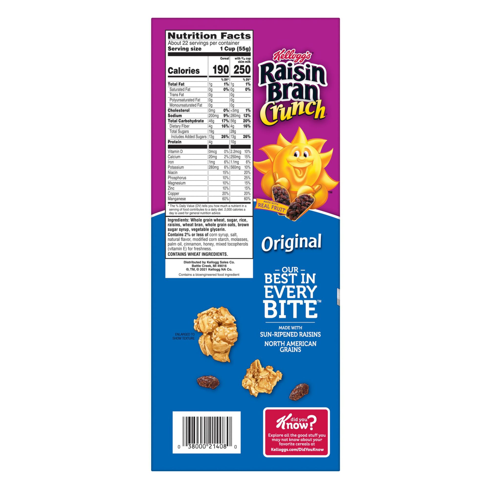 Kellogg's Raisin Bran® Breakfast Cereal