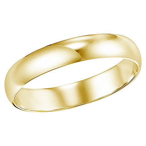 4mm Wedding Band in 14k Yellow Gold