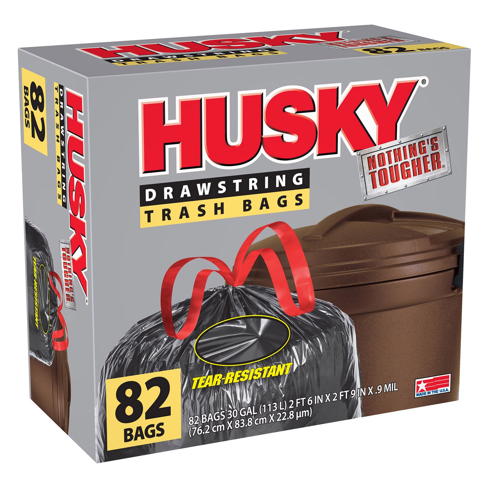 HUSKY HEAVY DUTY TRASH BAGS 22 CT - DailysBox