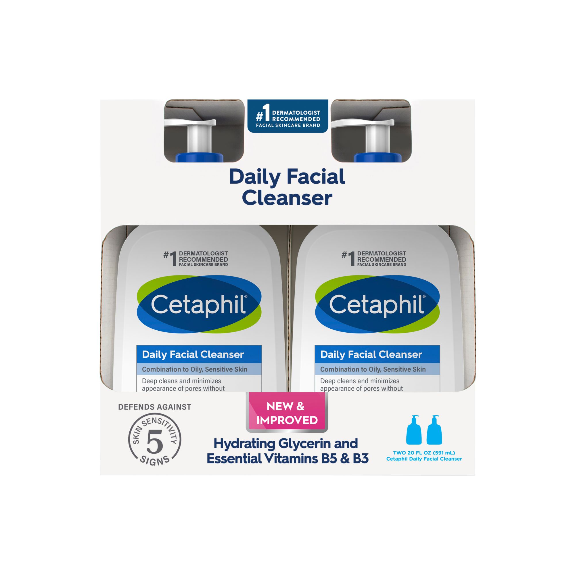 Cetaphil Oily Skin Cleanser | Gentle Foaming Daily Facial Cleanser | Ideal  Face Wash for Sensitive, Combination to Oily Skin | Dermatologist