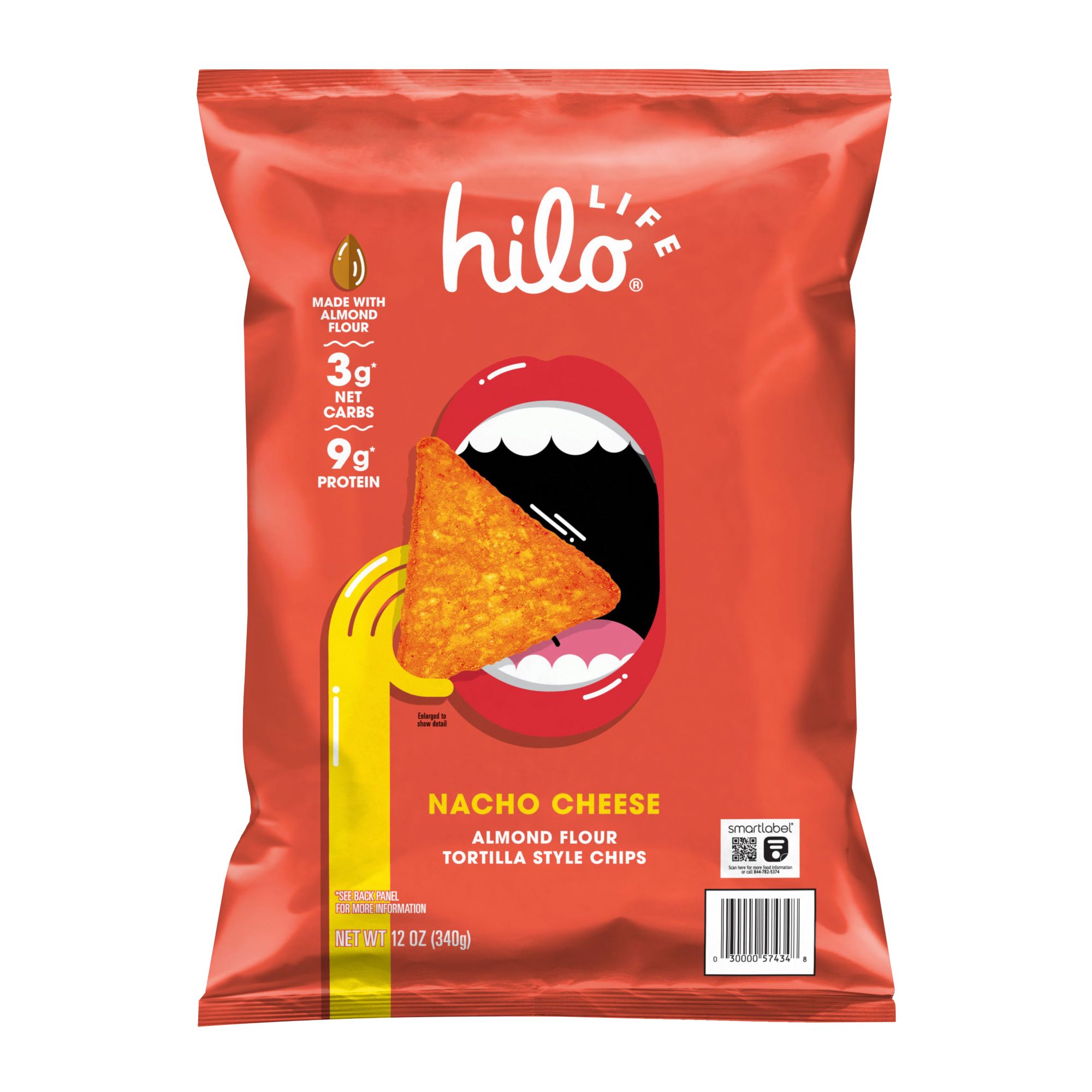 Hilo Life Nacho Cheese Keto Friendly Tortilla Chip