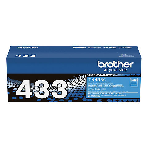 Brother TN433C Cyan High-Yield Toner Cartridge